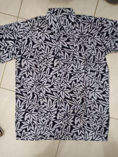 Kemeja Batik Pria Motif G Silver
