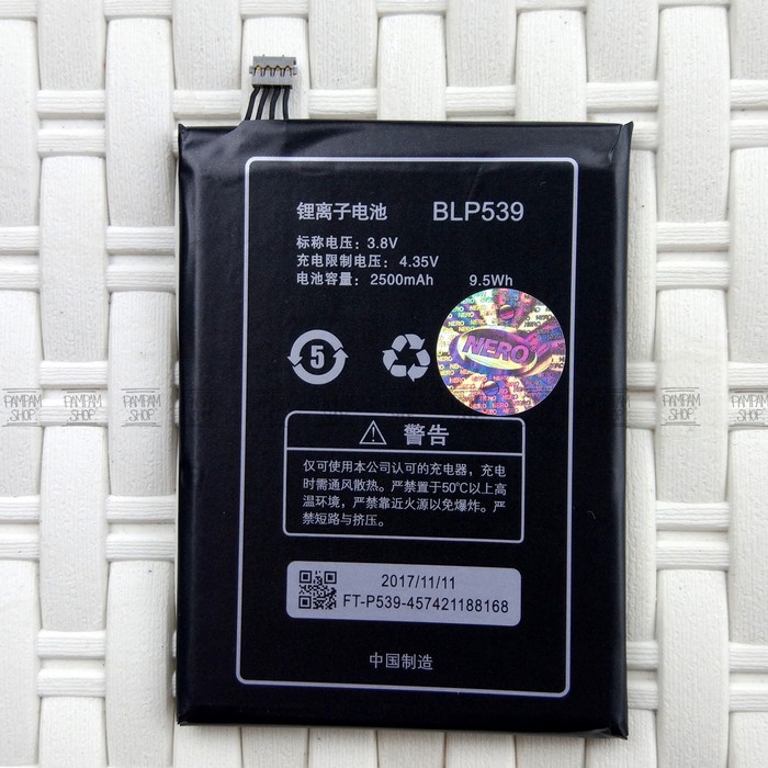 Baterai Handphone Oppo Find 5 BLP539 Original OEM 100% Batre Batrai Battery BLP 539 HP Ori