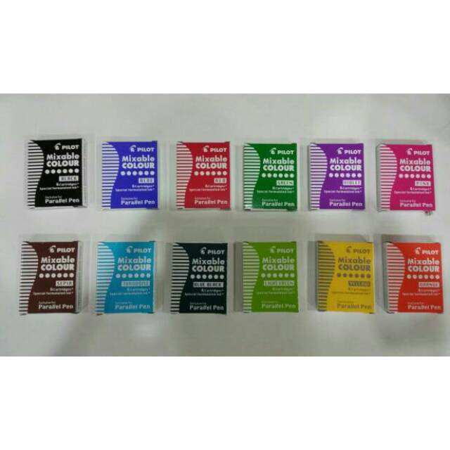 

Pilot Parallel Pen Refill Ink Cartridge / Paralel Pen - Tinta Isi Ulang Termurah