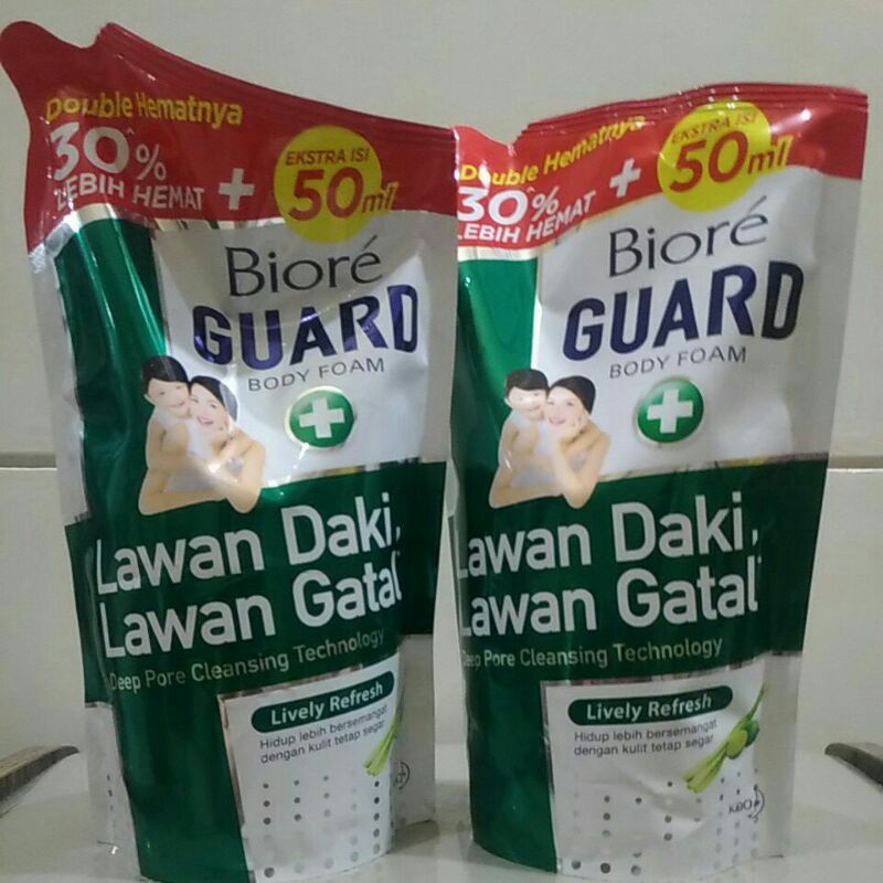 Biore Guard Lively Refresh / Relaxing Aromatic 800ml Sabun Mandi Cair