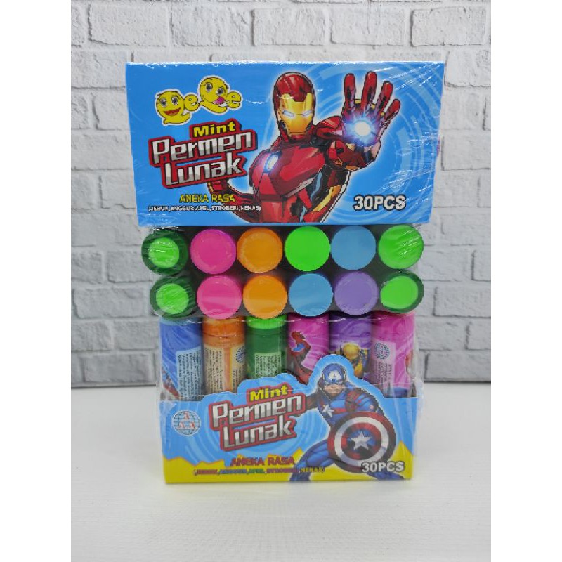 

Mint Permen Lunak Aneka Rasa Avengers (1 pack isi 30 pcs) Toiri_store