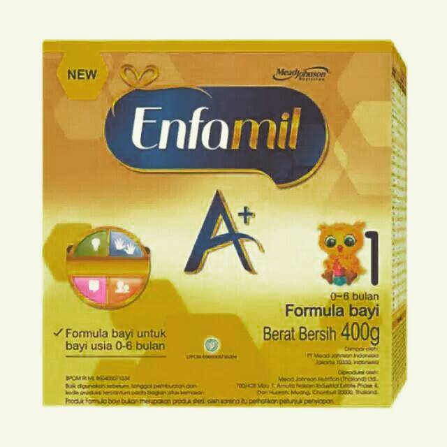 Enfamil A+ 1 (0-6 bulan) 400Gr