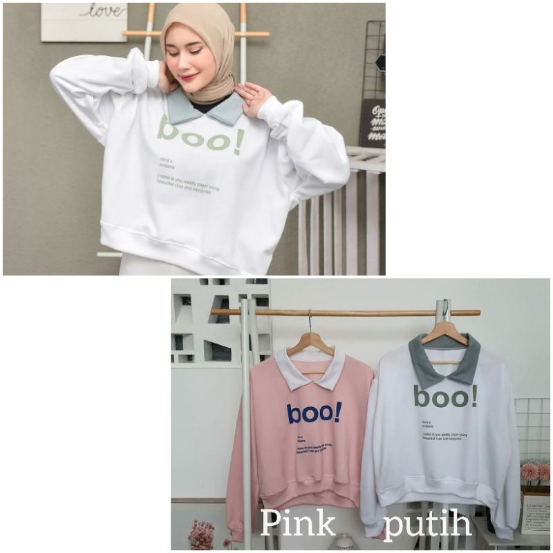 jessica sweater wanita warna dusty putih/sweater murah cewek/sweater lucu warna dusty/sweater putih