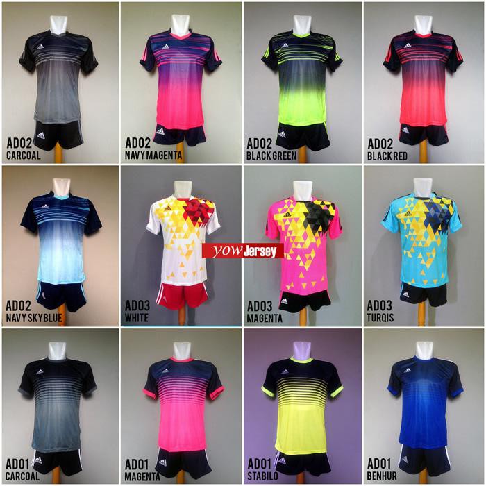 Grosir - Baju Kaos Olahraga Bola Jersey Setelan Futsal Harga Termurah