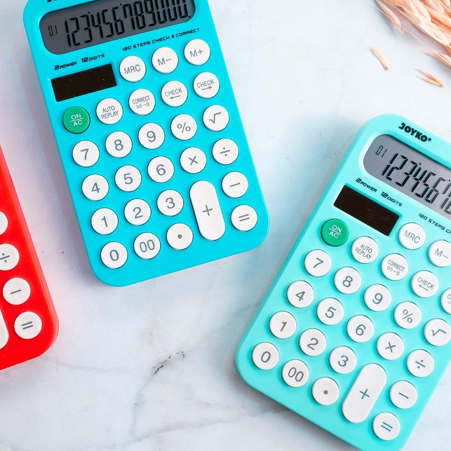 

Hot Sale - Calculator Kalkulator Joyko CC-47CO 12 Digits Check Correct