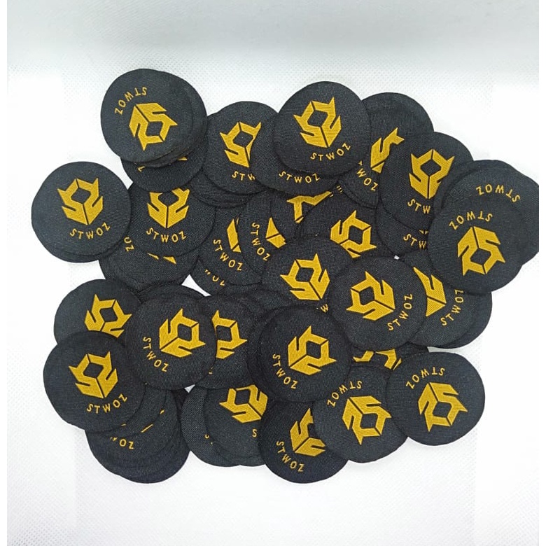 jasa pembuatan label woven / merk pakaian / berk baju