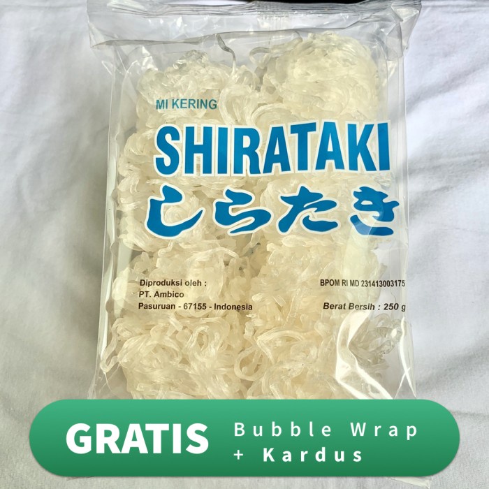 

soun-bihun- mie shirataki kering/dry shirataki 250gr -bihun-soun.