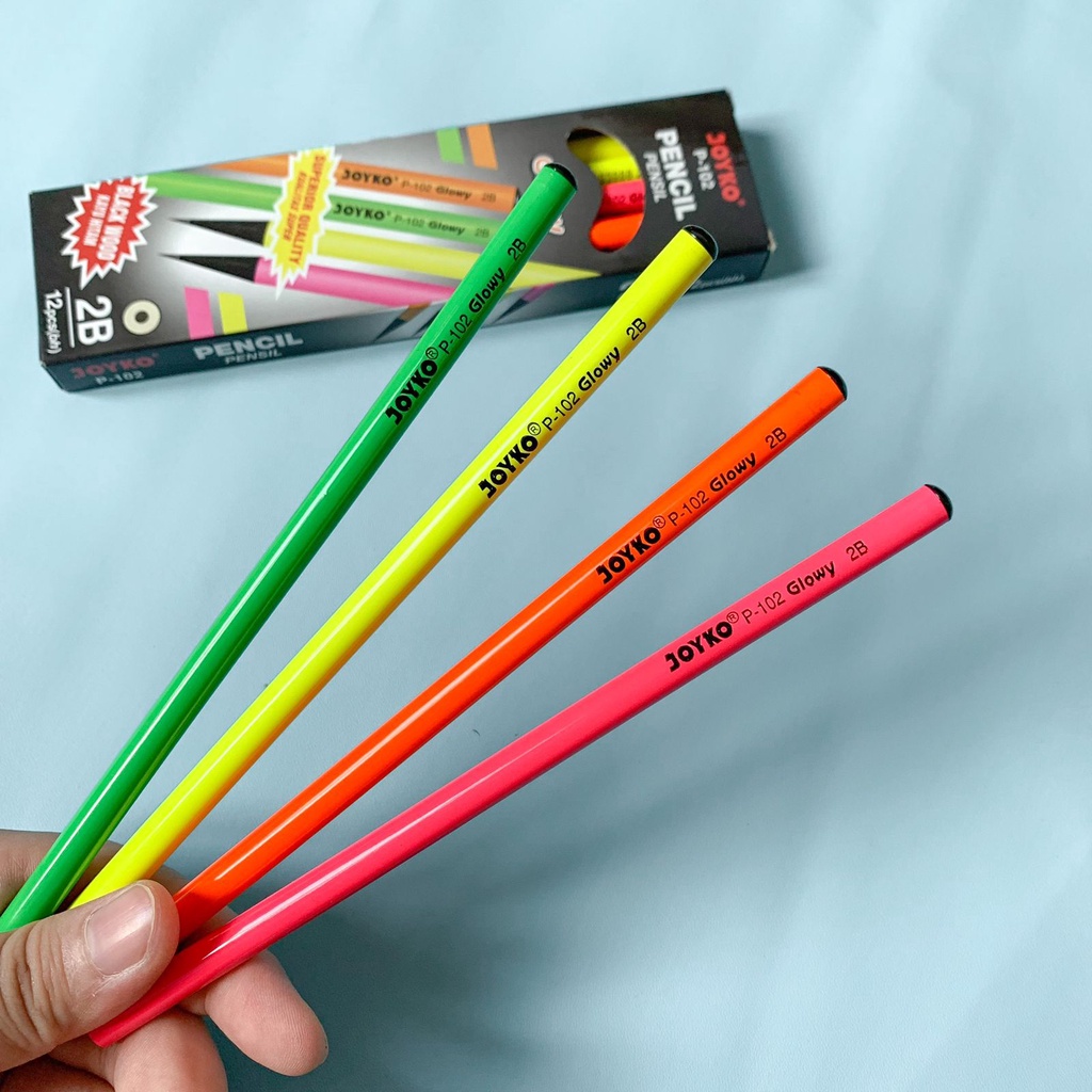 

PENSIL JOYKO NEON GLOWY P102 BATANG PENCIL MURAH READY GROSIR COD