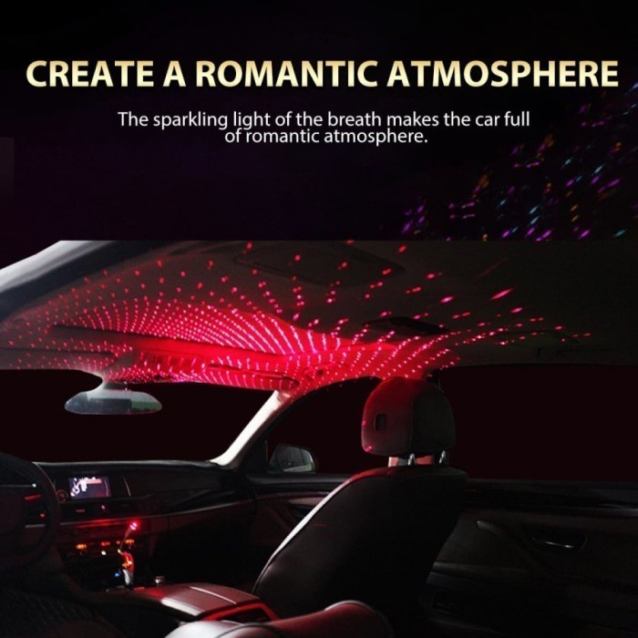 Lampu LED Interior Mobil - USB Car Light Atmosphere Image 7