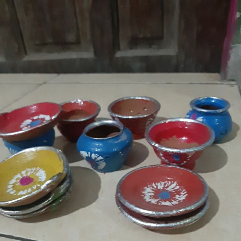 Jual Mainan Tradisional Mini Tanah Liat Indonesia|Shopee Indonesia