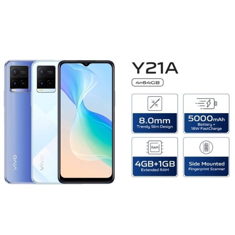 VIVO Y21A RAM 5/64 GB
