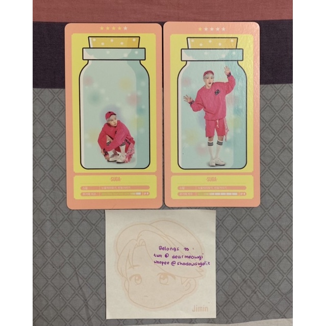 BTS SUGA YOONGI 4th Muster cloud card