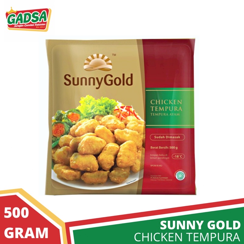 Chicken Tempura Sunny Gold Nugget Tempura Ayam 500 gram