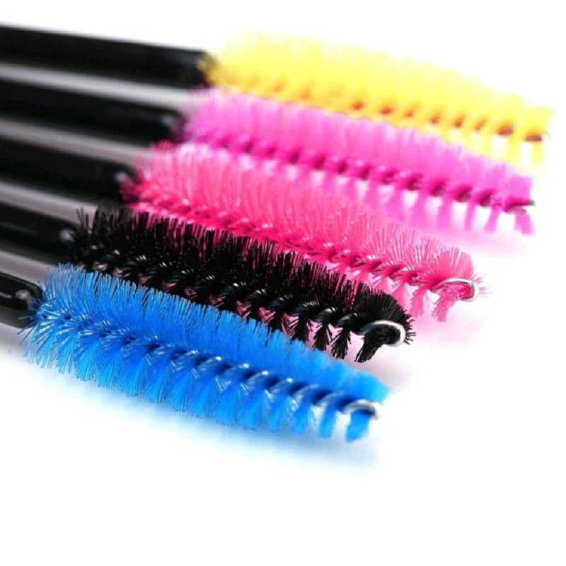 Sisir Kuas Maskara Spoolie Brush Mascara Wand Sikat Alis Bulu Mata Eyelash Extention Spoolers Makeup