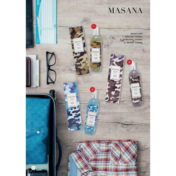 [COD] MASANA EAU DE PARFUME FOR MEN 100ml Original Medan