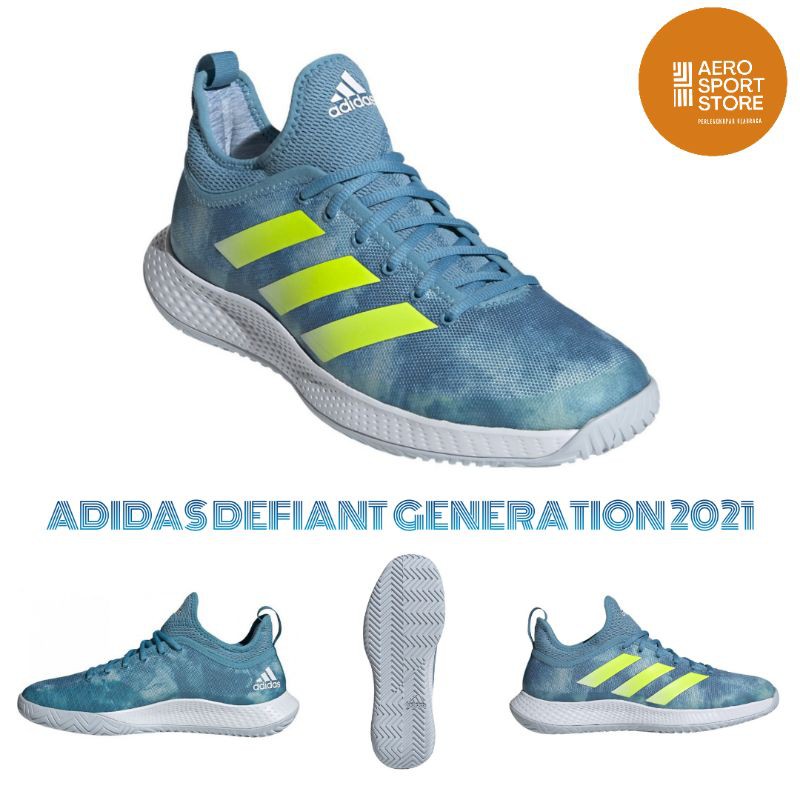 [ SEPATU TENIS LAPANGAN PRIA ADIDAS DEFIANT GENERATION M ORIGINAL ]
