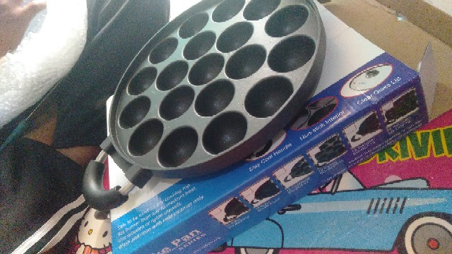 Cetakan Kue Teflon Martabak Mini Snack Maker 7 8 Lubang Pukis Tulban Takoyaki Crepes Pan