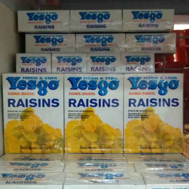 

Yesgo Raisins Kuning 3's