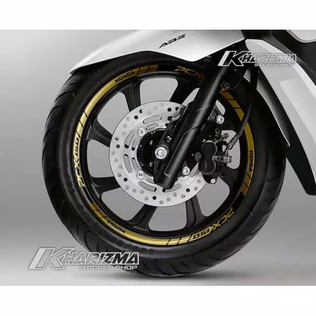 STIKER VELG PCX FULL GOLD