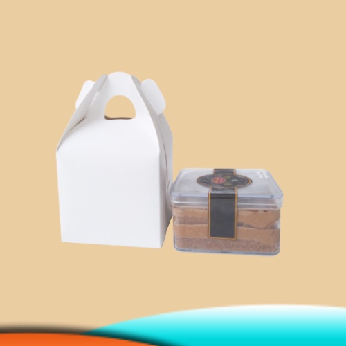 

Gable Box Jinjing Putih Kardus Kemasan Toples Kue Hadiah Bingkisan Hampers Gift Box Packaging