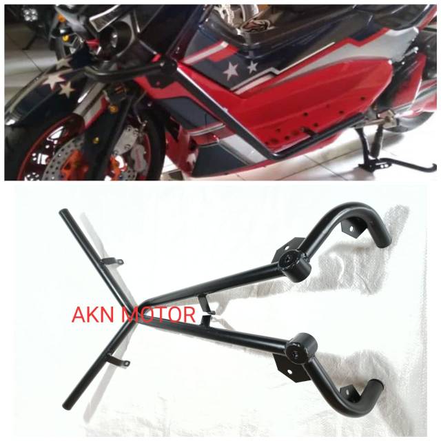 Crashbar tubullar pelindung body samping nmax 155 old