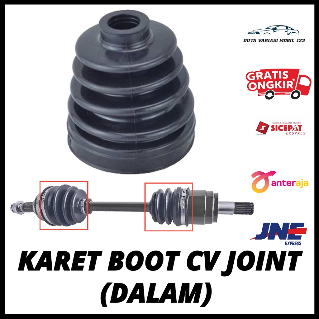 Karet Boot Cv Joint Inner / Dalam Civic LX, Civic Nova