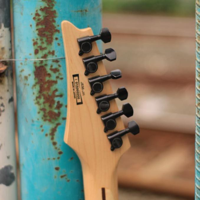 Gitar Listrik Ibanez Jem Inlay Flower Up Down Free Tas Dan Kabel Jack