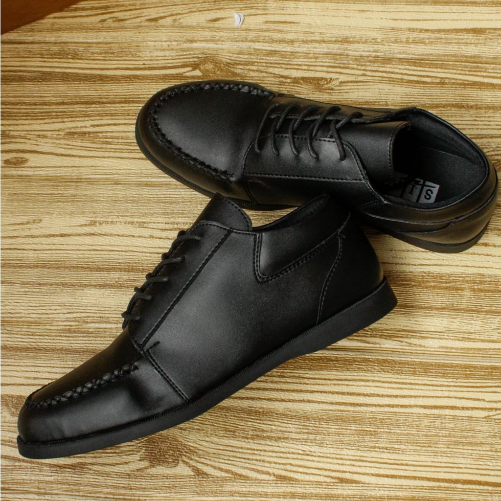 SMITH BLACK - Sepatu Kerja Formal Kantor Pria Kasual Pantofel Pria Oxford - Pantopel