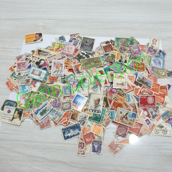 

Mantap 1.000Pcs Perangko Luar Negeri Terpakai Bagus