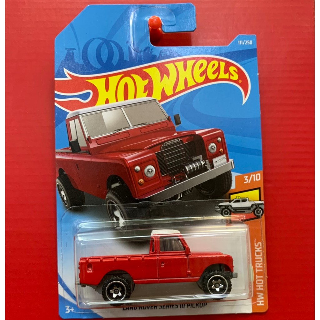 HOT WHEELS HOTWHEELS LAND ROVER SERIES III PICKUP MERAH HOTWHEELS MURAH LANGKA MOBILAN ANAK TERBARU