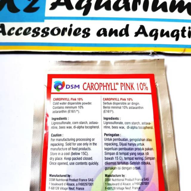 

CAROPIL PINK 10% ORIGINAL ikan louhan lohan Channa arwana