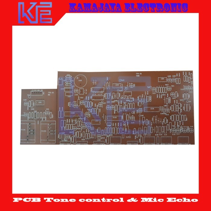 PCB Tone plus mic echo control / kontrol stereo