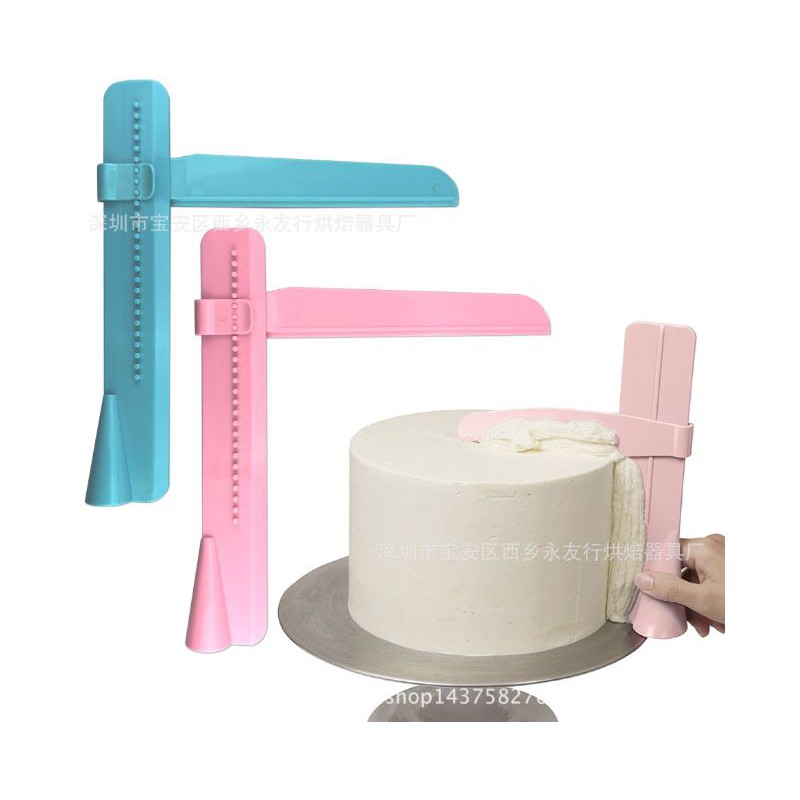 Scrapper Spatula Alat Dekorasi Kue Butter fondant cake smoother