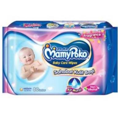 MamiPoko Tisu Basah Bayi Beli 1 Gratis 1 [2×50s] - Tisu Basah Bayi