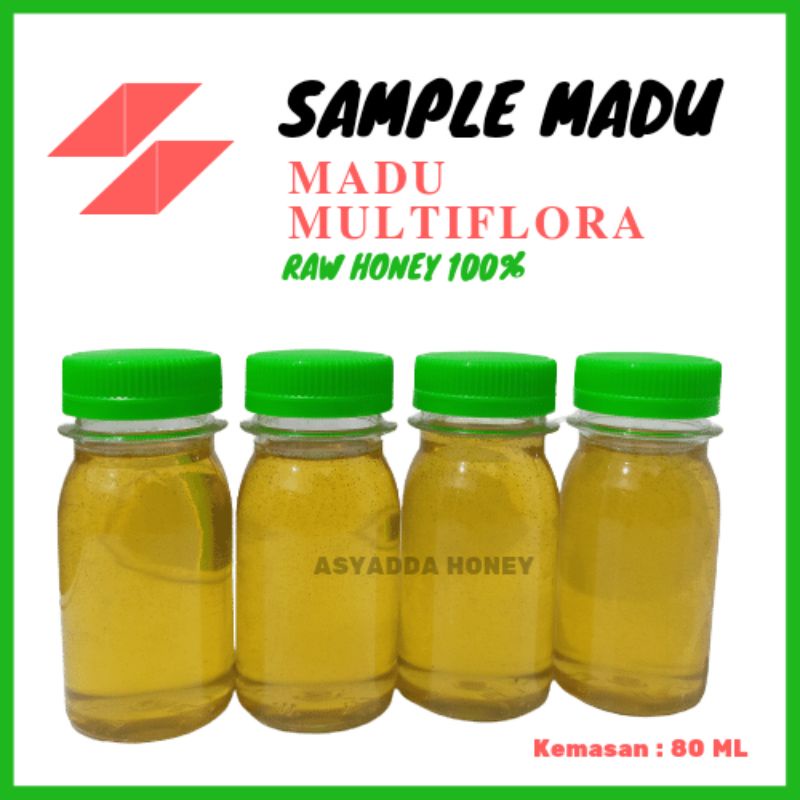 

Sample Raw Honey Madu Murni Asli Multiflora 80 ml