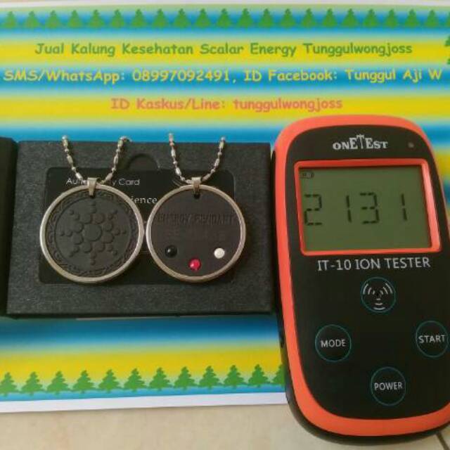 Kalung Kesehatan Quantum Pendant Bio Energy 7