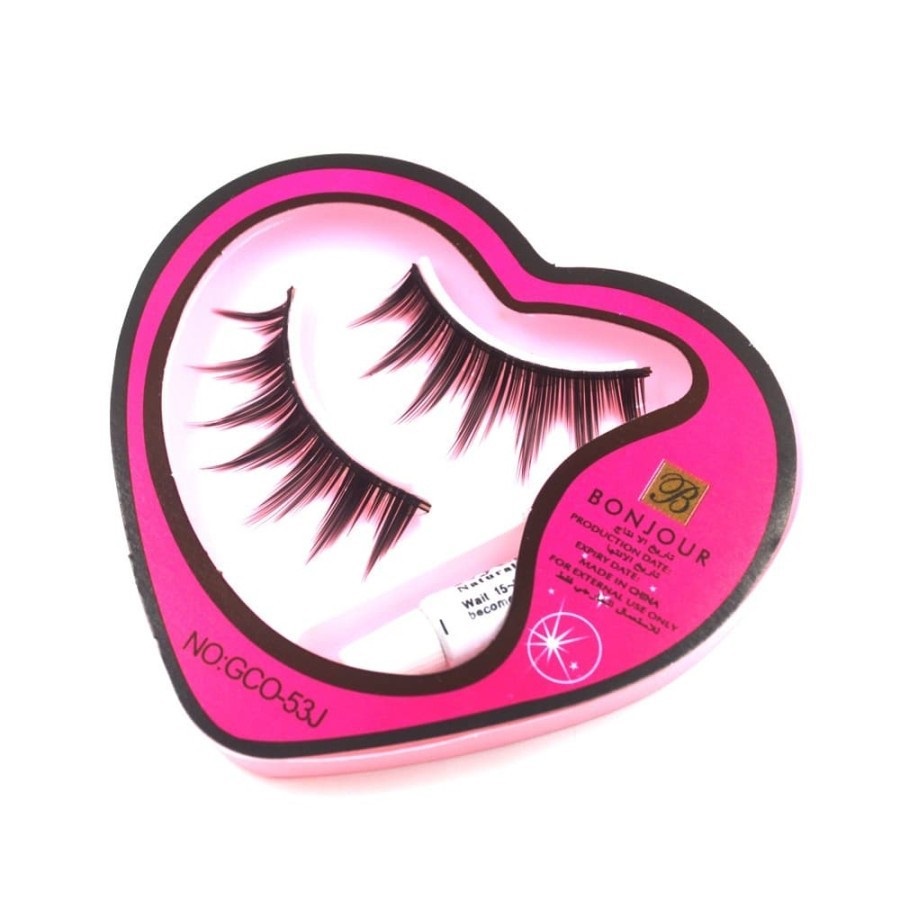 Bulu Mata Palsu Natural Bonjour Eyelash Korea Free Lem Untuk Kebutuhan Sehari-hari