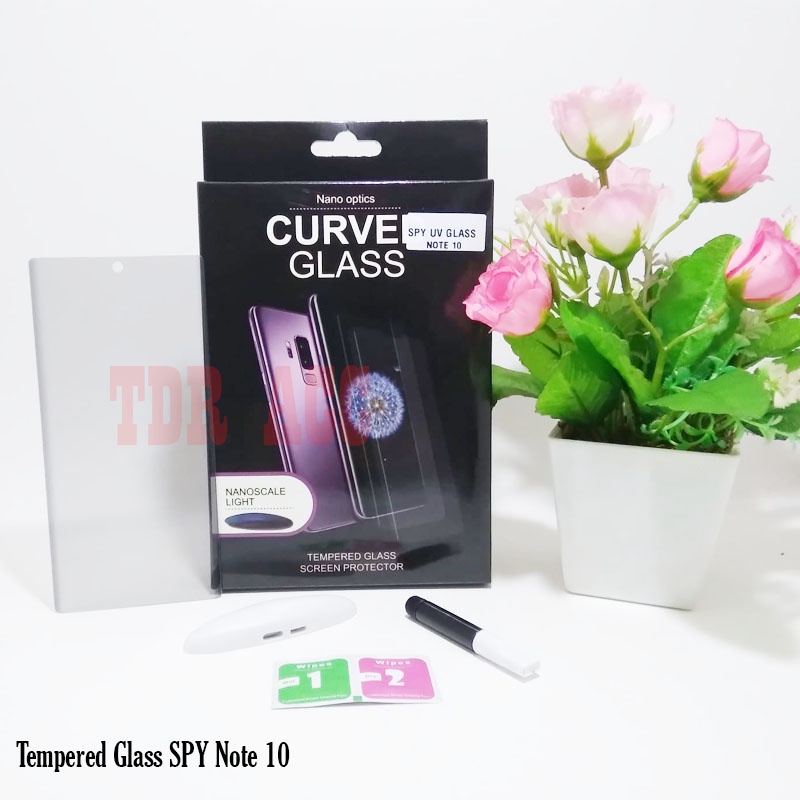 Uv Spy - Tempered Glass Samsung Note 8 Note 9 Note 10 Note 10 Plus Note 20 Note 20 Ultra Anti Spy Uv Glass Full Cover