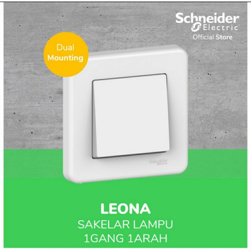 Saklar Engkel Schneider "Leona" LNA0100321