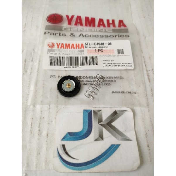 KARET VAKUM(5TL) DIAPRAGHM KECIL KARBURATOR MIO SPORTY SMILE SOUL FINO KARBU ORIGINAL YGP