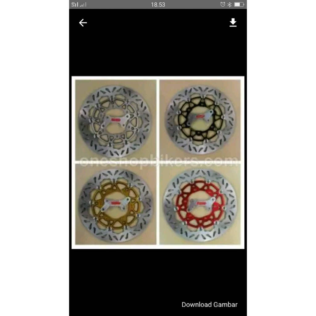 Cakram/Piringan/Diskbrek Lebar Psm 320Tiger.Megapro.Cb150 old.Versa.dl