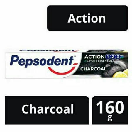 PEPSODENT ACTION123 CHARCOAL WHITENING 160G