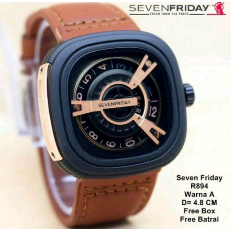 Jam Tangan 7 Friday Jam Tangan Kulit Terlaris Analog Terlaris M2