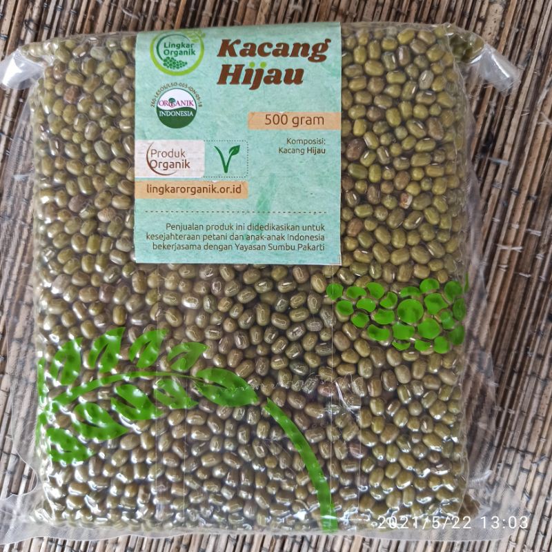 Kacang Hijau Lingkar Organik 500 gram - ASI Booster - MPASI