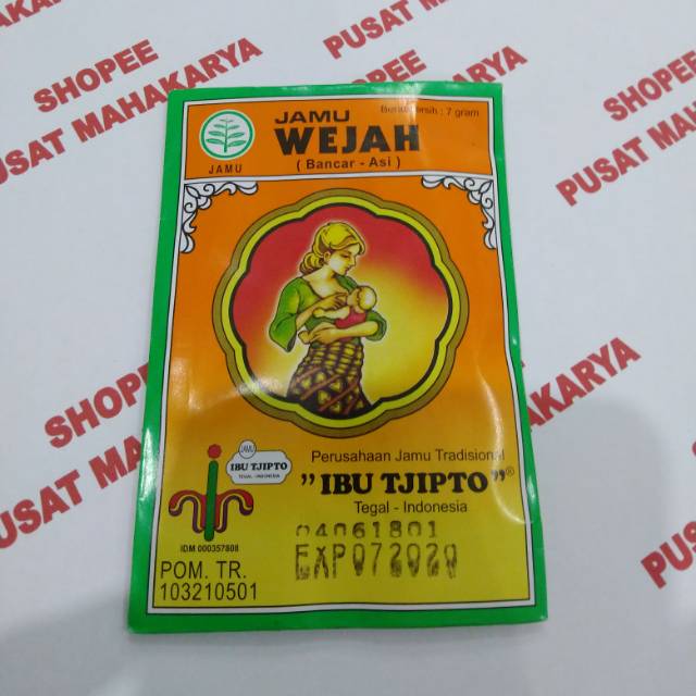 

Jamu Wejah Lancar Asi Cipto Tjipto Grosir