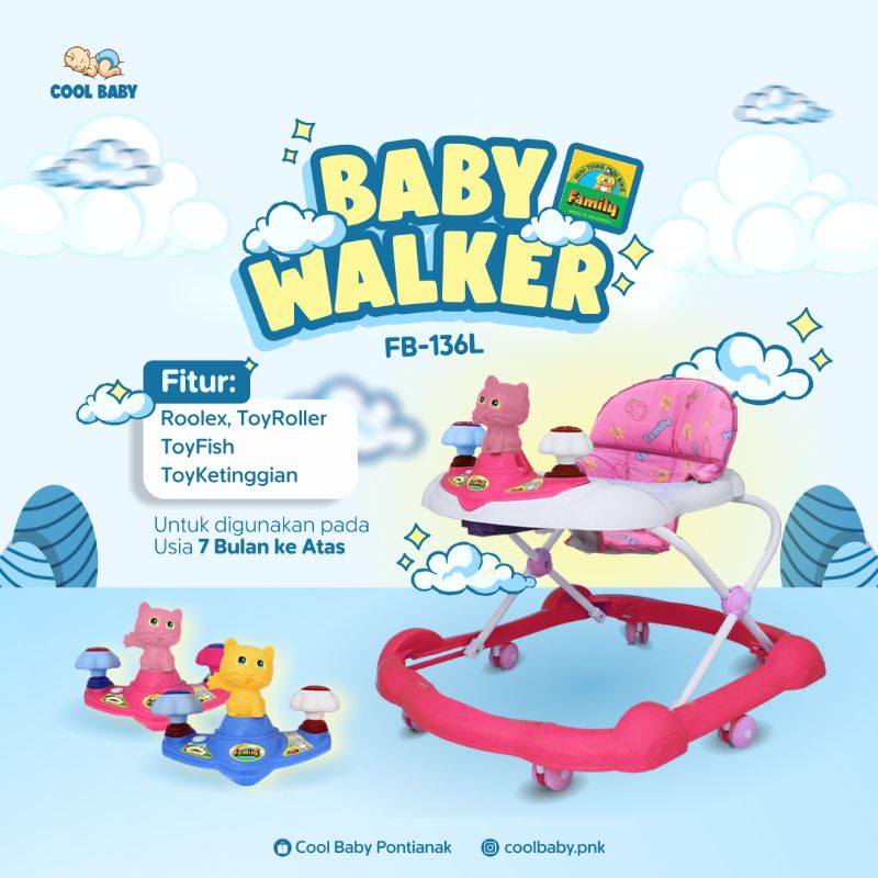 Baby Walker Family NEW 136L + MUSIK