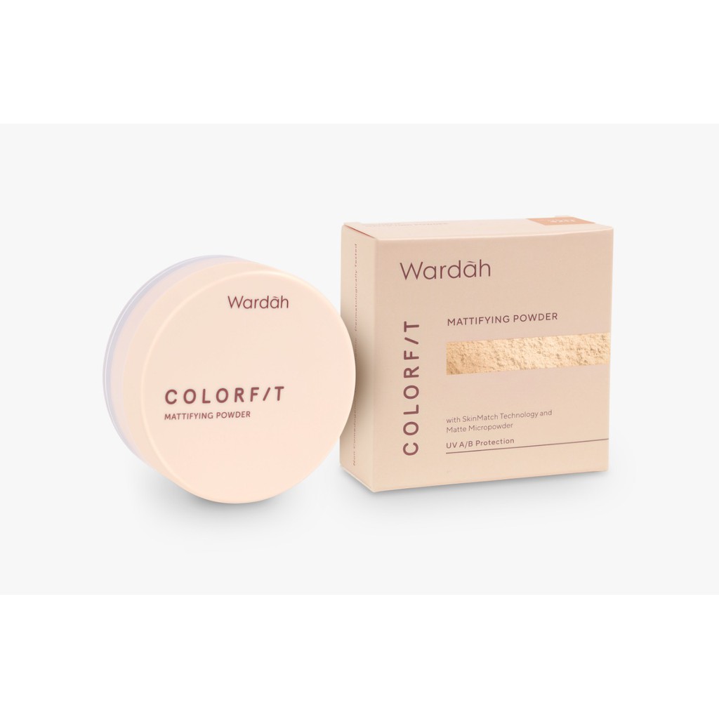 Wardah Colorfit Powder Series | Mattifying Powder |  Velvet Powder Foundation | Bedak Wajah by AILIN