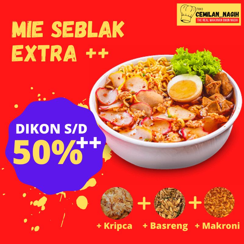 

Mie Seblak Instan Jumbo Makanan Berat Siap Saji Instan Viral Nagih