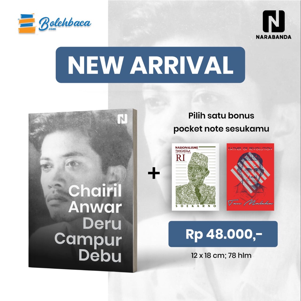 Deru Campur Debu oleh Chairil Anwar - Penerbit Narabanda