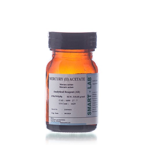 MERCURY (II) ACETATE 25GR SMART LAB BEST QUALITY